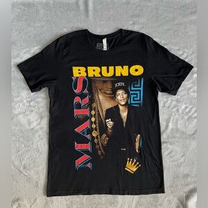 Bruno Mars Black Graphic Tee